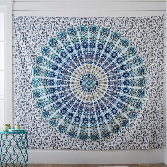Pottery Barn Other - POTTERY BARN Dorm Boho Mandala Wall Tapestry
